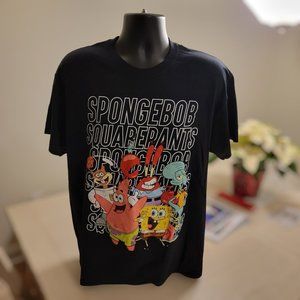 SpongeBob SquarePants Group Shot Unisex T-Shirt Size Large New W/Out Tag